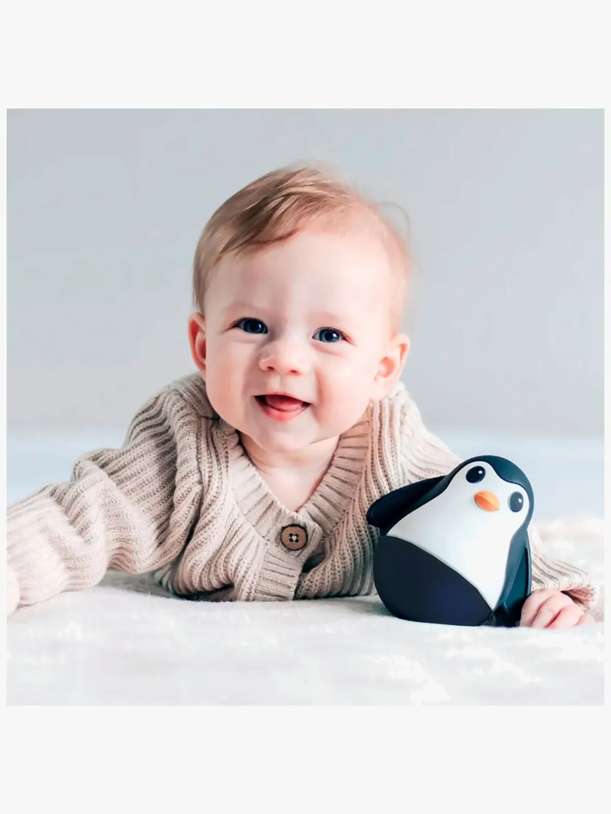 Jellystone Designs Babylegetøj-Penguin Wobble Figur
