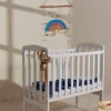 Børn JLY ALICE Tremmeseng med BabyDan Madras Comfort 40x84, Hvid