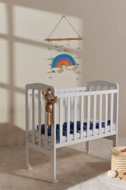 Børn JLY ALICE Tremmeseng med BabyDan Madras Comfort 40x84, Hvid