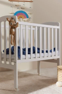 Børn JLY ALICE Tremmeseng med BabyDan Madras Comfort 40x84, Hvid