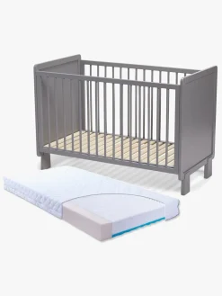 Børn JLY ALMA Heaven Tremmeseng med Babymatex Madras Carpathia 60x120, Grå