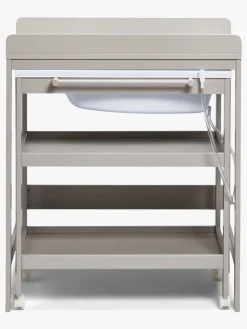 JLY Dream Puslebord med Badebalje, Warm Grey