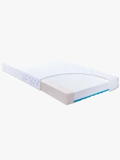 Børnesenge & Tilbehør|Madrasser|JLY ELLA Dream Lux Dropside Tremmeseng, Grå & BabyMatex Madras