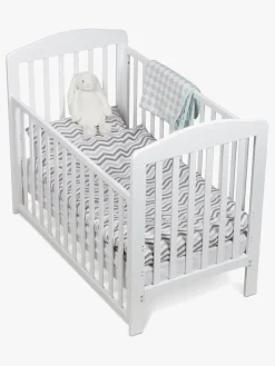 Børn JLY ELLA Dream Lux Tremmeseng Dropside m. Babymatex Madras 60x120, Hvid