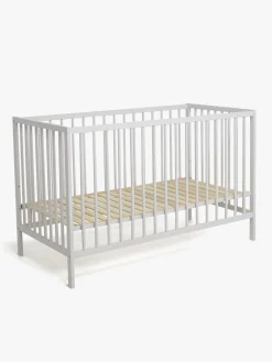 Børnesenge & Tilbehør|JLY HEAVEN Tremmeseng SIGNE 60x120, Lysegrå Grå