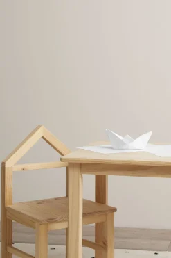 Børnemøbler|JLY SAGA House Bord og Stole, Natur