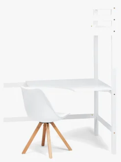 Børnesenge & Tilbehør|JLY SOFIA Højseng m. Skrivebord 90x190, Hvid