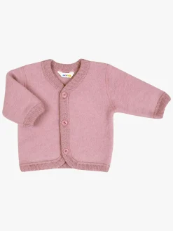 Overdele|Joha Cardigan Merinould, Old Rose Lyserød