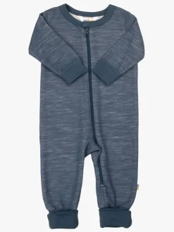Børn Joha Flyverdragt Merinomix, Dark Denim