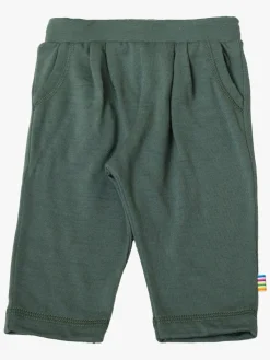 Underdele|Uldtøj|Joha Joggingbukser, Dark Green