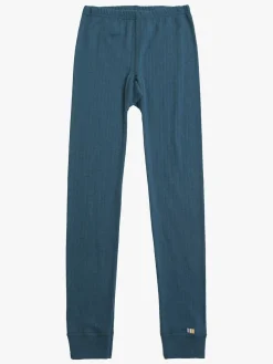 Børn Joha Leggings, Petrol Blue