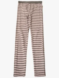 Børn Joha Stripe Leggings, Pink