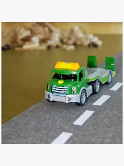 JohnDeere Legetøjsbiler & -Fartøjer-John Deere 6215R Traktor med Transportvogn 1:24