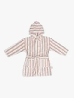 Børn Jollein Badekåbe 1-2 År, Stripe Wild Rose