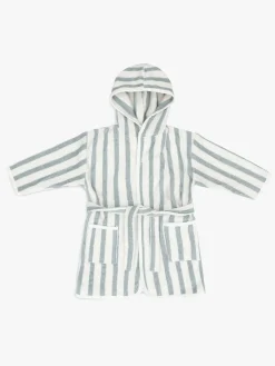 Børn Jollein Badekåbe 1-2 År, Stripe Sea Green