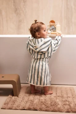 Børn Jollein Uv & Strand-Badekåbe 3-4 År, Stripe Sea Green