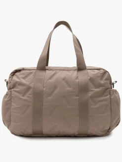 Jollein Pusletasker-Embossed Lily Pusletaske, Milky Coffee