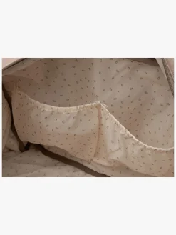 Jollein Pusletasker-Embossed Lily Pusletaske, Milky Coffee