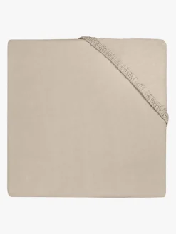 Børn Jollein Sengetøj-Formsyet Lagen Bomuldsjersey 60 x 120 cm, Nougat