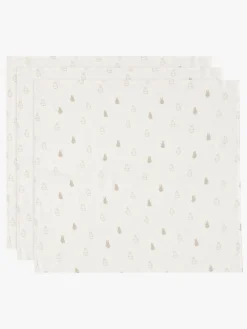 Jollein Happy Miffy Tæppe/ Stofble i Musselin 3-pak, Nougat