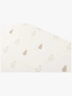 Jollein Happy Miffy Tæppe/ Stofble i Musselin 3-pak, Nougat