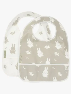Jollein Spisetid-Miffy&Snuffy Hagesmæk 2-pak, Olive Green