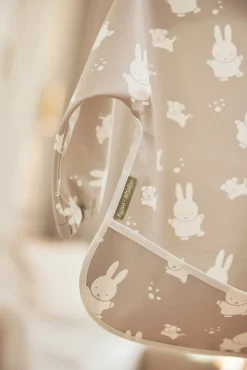 Jollein Spisetid-Miffy&Snuffy  Langærmet Hagesmæk, Olive Green