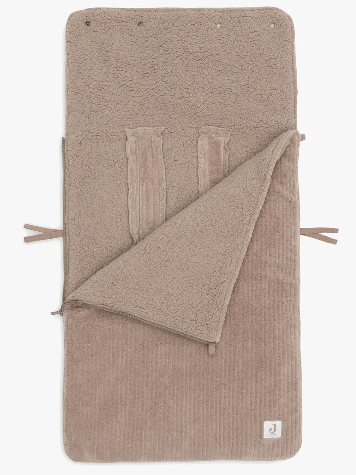 Autostole 0-13 Kg|Jollein Minikørepose, Cloudy Rib Milky Coffee
