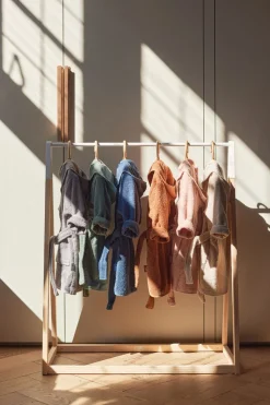 Børn Jollein Morgenkåbe 1-2 år, Ash Green