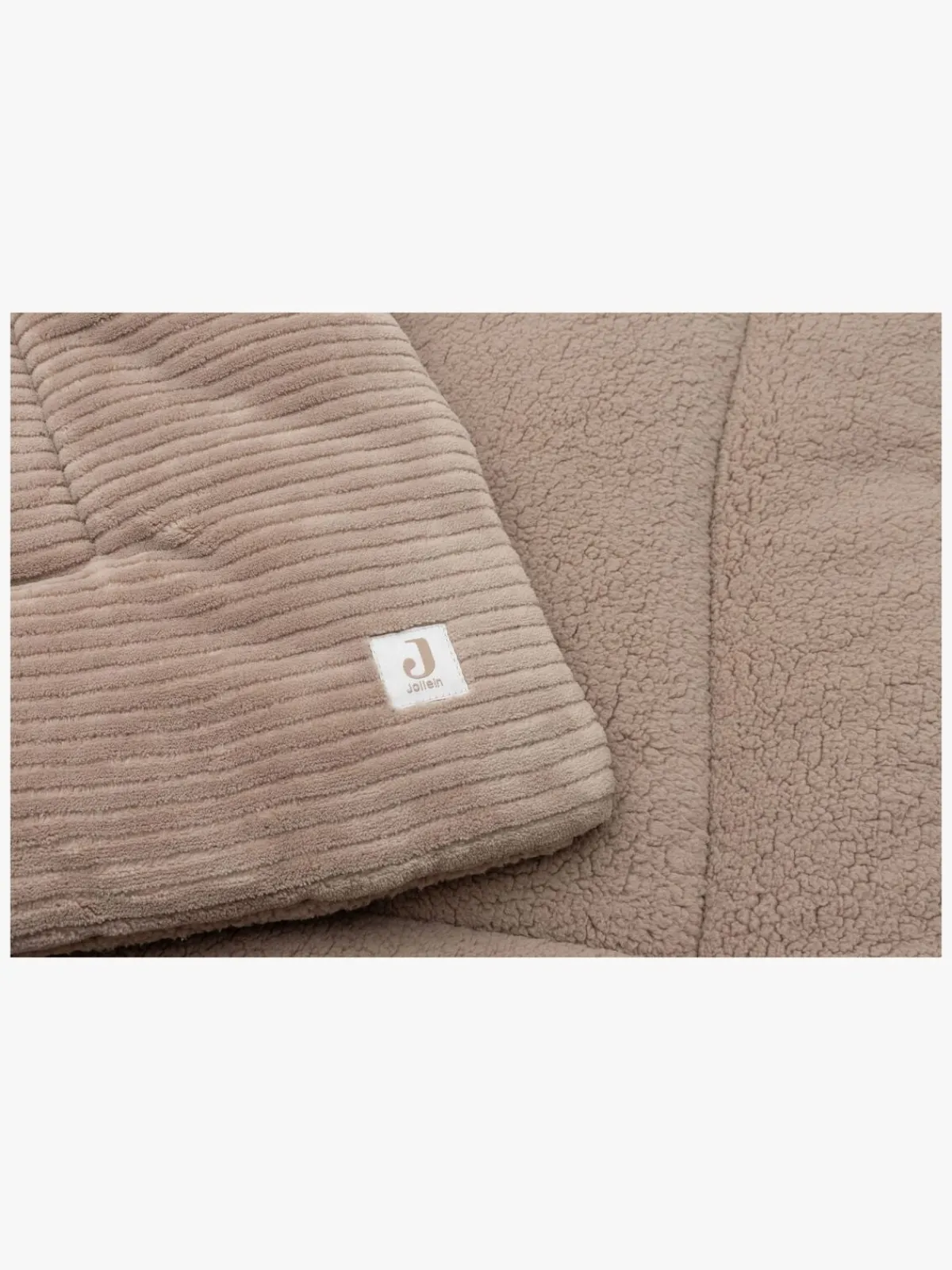 Børn Jollein Playpen Legetæppe Cloudy Rib, Milky Coffee