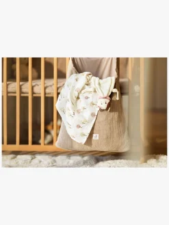 Børn Jollein Opbevaring-Playpen Opbevaringspose Cloudy Rib, Milky Coffee