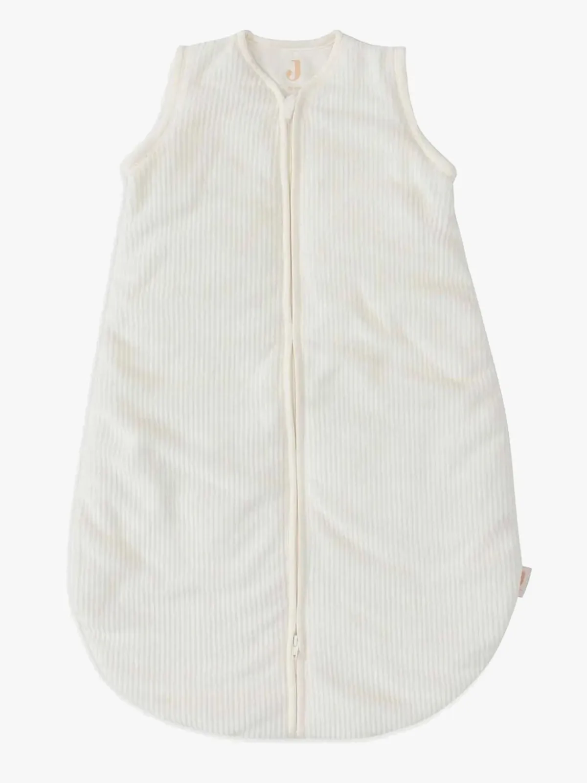 Børnesenge & Tilbehør|Jollein Sovepose med Aftagelig Ærmer Rundt 70 cm, Rib Ivory