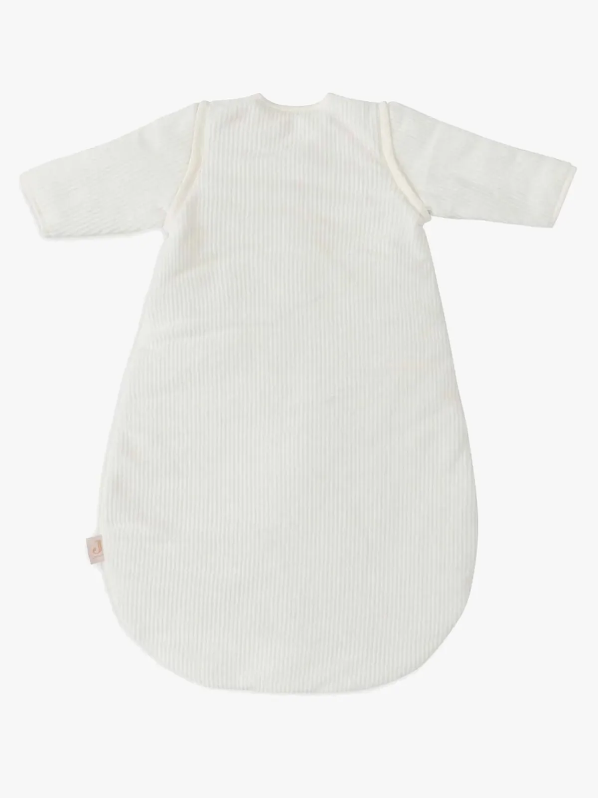 Børnesenge & Tilbehør|Jollein Sovepose med Aftagelig Ærmer Rundt 70 cm, Rib Ivory