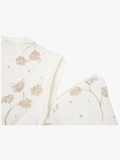 Børn Jollein Sovepose med Aftagelig Ærmer Rund 60 cm, Leafy Dreams
