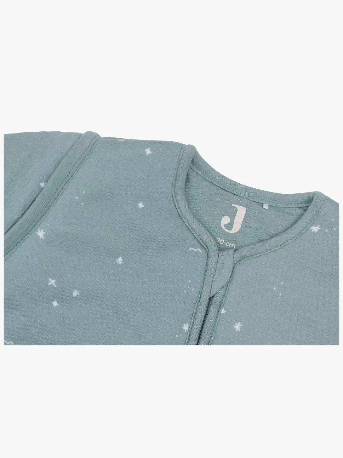 Børnesenge & Tilbehør|Jollein Sovepose med Aftagelig Ærmer 70 cm, Twinkling Sea Green