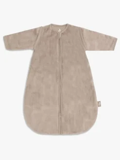 Børn Jollein Sovepose med Aftagelig Ærmer Rundt 60 cm, Velvet Milk Coffee