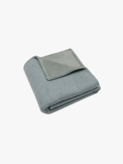 Børn Jollein Interiør-Strikket Tæppe, Sea Green