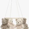 Børn Jollein Teddy Bear Uro, Natural/Olive Green