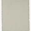 Børn Jollein Interiør-Tæppe/ Stofble i Musselin Fringe, Olive Green/Ivory