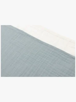 Jollein Tæppe/ Stofble i Musselin 4-pak, Sea Green/Ivory
