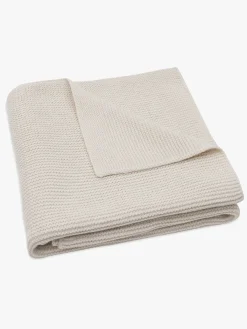 Børn Jollein Tæppe 75x100 cm Basic Knit, Oatmeal