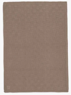 Børn Jollein Tæppe 75x100 cm Box Knit, Milky Coffee
