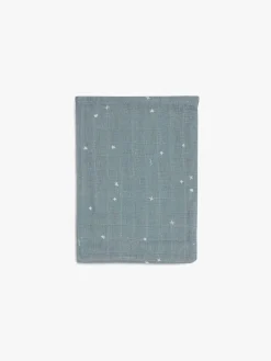 Jollein Pleje & Hygiejne-Vaskeklude Twinkling Musselin 3-pak, Sea Green