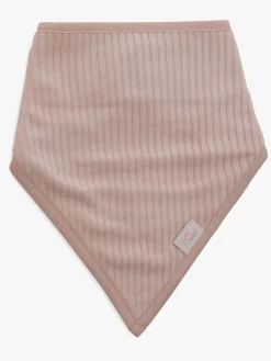 Jollein Velvet Rib Bandana Savlemække 2-pak, Wild Rose/Ivory