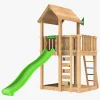 JungleGym Udeleg-Jungle Gym Mansion Legetårn med Grøn Rutsjebane