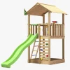 JungleGym Udeleg-Jungle Gym Sierra Legetårn med Grøn Rutsjebane