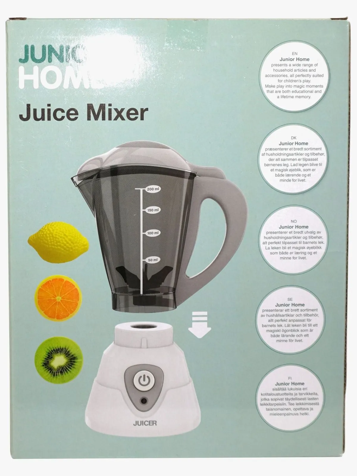 JuniorHome Junior Home Juiceblender med Lys og Lyd