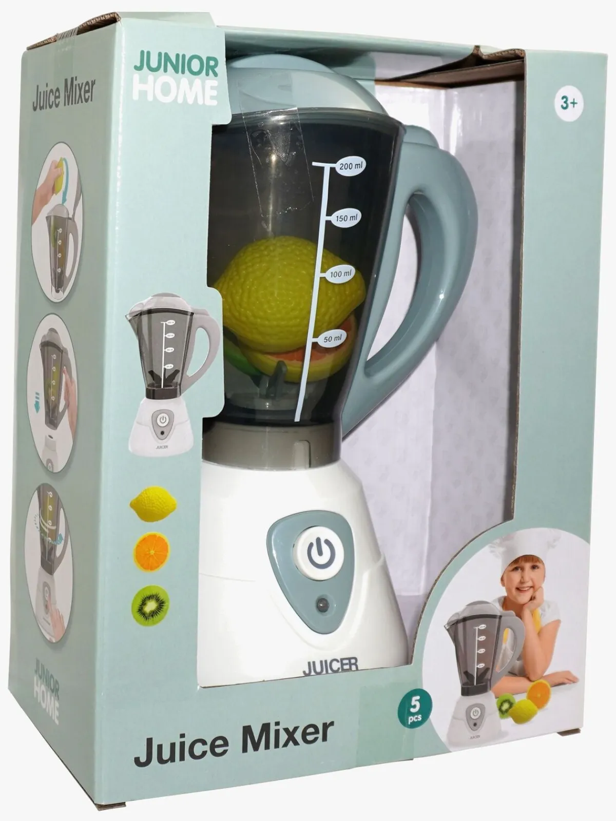 JuniorHome Junior Home Juiceblender med Lys og Lyd