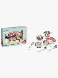 JuniorHome Junior Home Legesæt Gryder & Pander 10 Dele