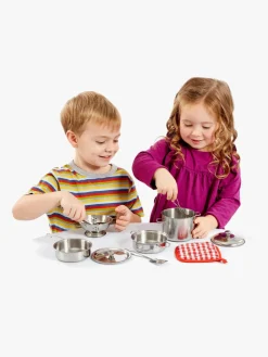 JuniorHome Junior Home Legesæt Gryder & Pander 10 Dele